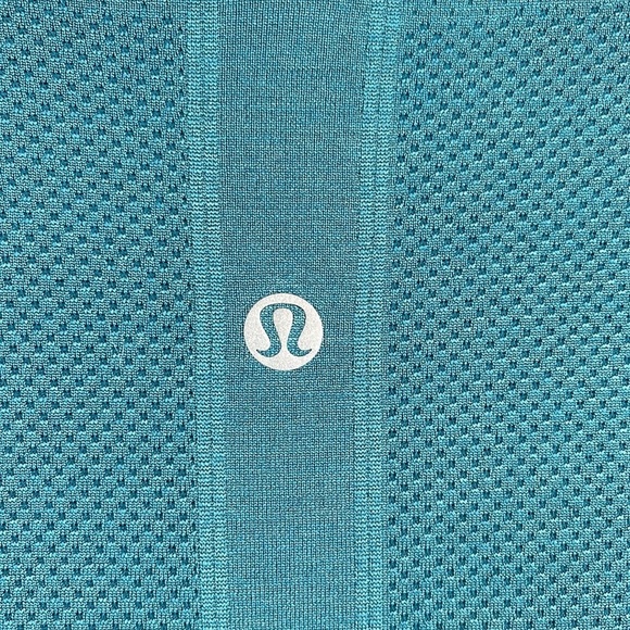 Lululemon Swiftly Tech Breeze Short Sleeve Relaxed Fit Top Teal Blue Run Size 8 - Picture 5 of 10
